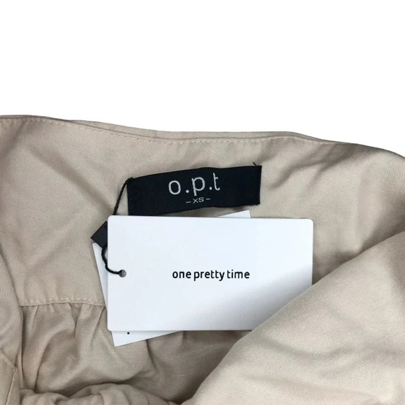 Few Moda O.P.T. One Pretty Time Aria Dress | Tan | Size XS - Picture 4 of 5